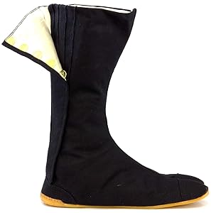靴 Goat Tabi Amazon.com: Rikio Fighter Black Jikatabi (Outdoor Tabi) (JP